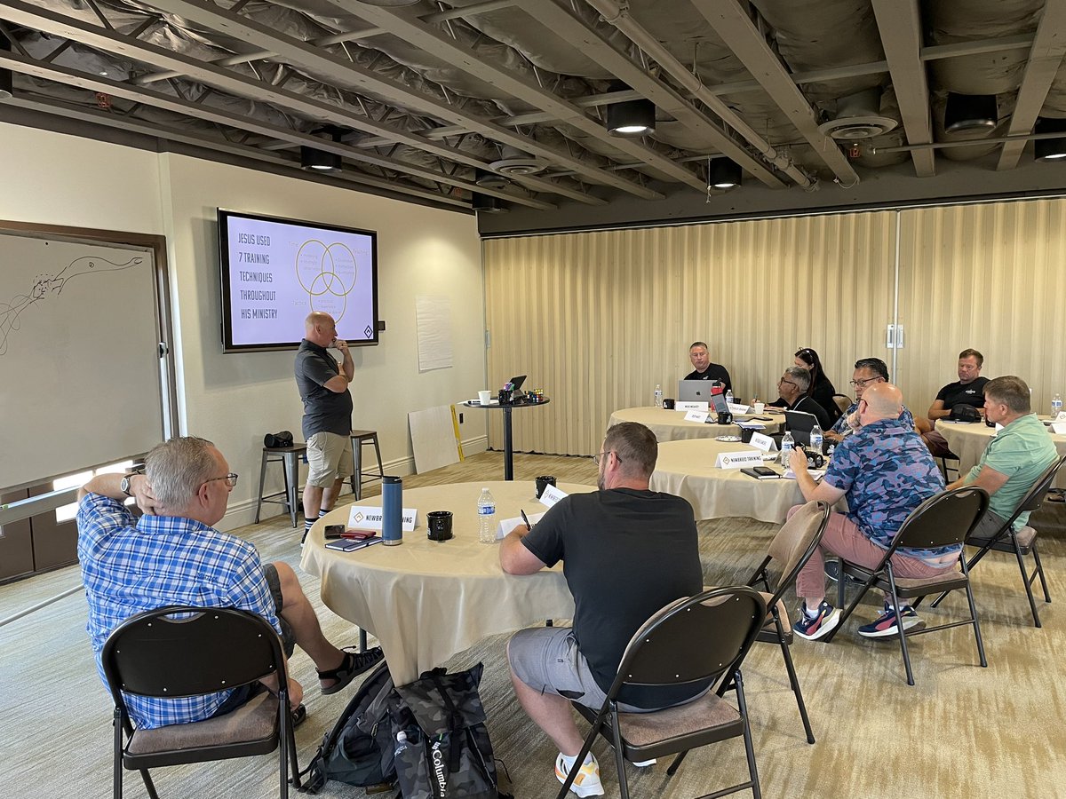 NewBreedNetwork's tweet image. We’re excited to host leaders this week for Train Like Jesus where we are helping them improve their training skills!