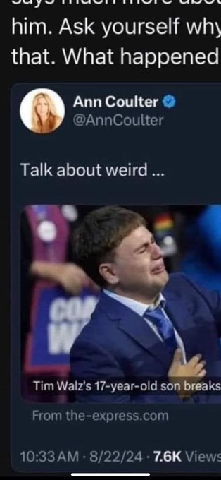 Shut up 🤐 horse face @AnnCoulter your Face is weird https://t.co/AYn2bdIT4H<a class="tags" target="_blank" title="On Twitter" href="/?out=eyJ0eXAiOiJKV1QiLCJhbGciOiJIUzUxMiJ9.eyJpYXQiOjE3MjUwNjU4ODMsImlzcyI6InR3cG9ybnN0YXJzLmNvbSIsIm5iZiI6MTcyNTA2NTg4MywiZXhwIjoxNzU2NjAxODgzLCJyZWRpcmVjdF91cmwiOiJodHRwczovL3R3aXR0ZXIuY29tL0FubkNvdWx0ZXIifQ.pAh_tYmZ_cP0c6rQPbUGE7rrA9n1oRw92X7w9GgidDJjtFYsVyGLGB6tKp5nFCg-vT_eeQIfp4ZUKguSGu7TsA">@AnnCoulter</a>