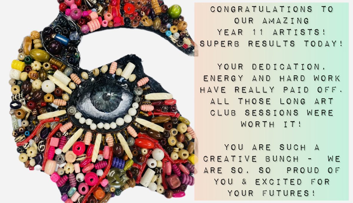 Proud doesn’t come close! Awesome results Year 11 - so very well deserved! #maximisingpotential <a href="/CaerleonComp/">Caerleon Comp</a> #moreartnotless