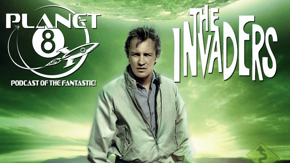 Planet8Cast's tweet photo. They're here! It's The Invaders on Planet 8! You can find Planet 8 on your favorite podcast ap, on YouTube, or at https://t.co/LnqnqnALp1 https://t.co/8vR21q7ECI