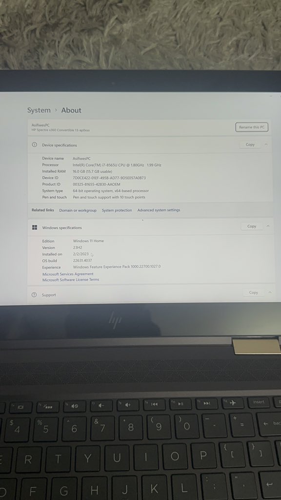 ATMLee_'s tweet image. Hp Spectra 360 on sell

CORE i7
8th Gen
1 TB
16 Gb ram
Clean

Dm me if interested.