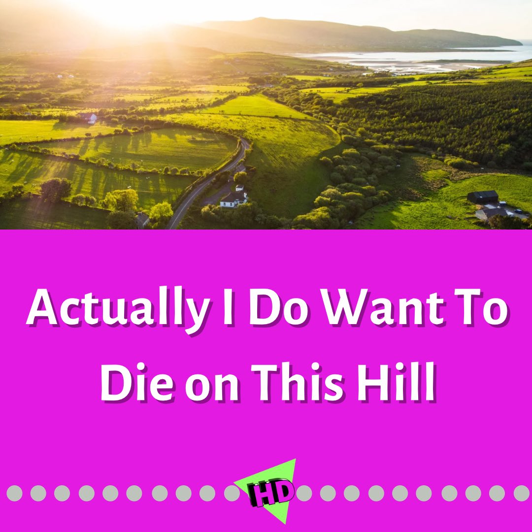 HumorDarling's tweet image. my retirement plan is just cottage on mountain | headline by Katherine Coleman