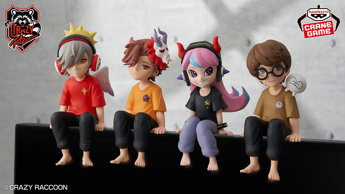クレイジーラクーン モニタートップフィギュア 18体セット CrazyRaccoon』所属 『Selly』と『Arisakaaa』 の モニタートップ