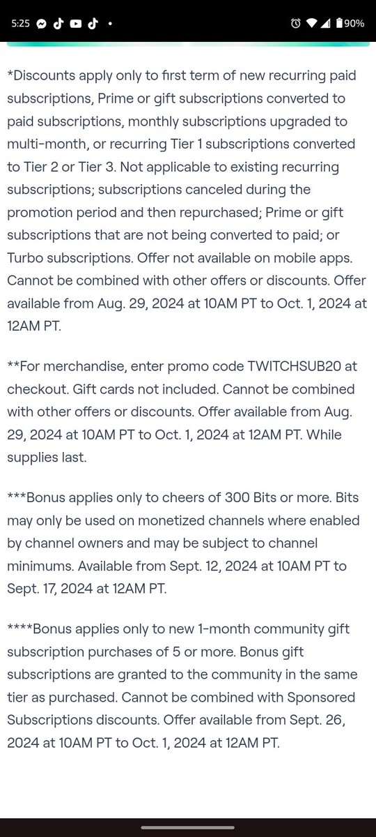 Raised the price for subs &amp; no more 50% off 🫤
#Twitch #SUBtember #twitchstreamer
