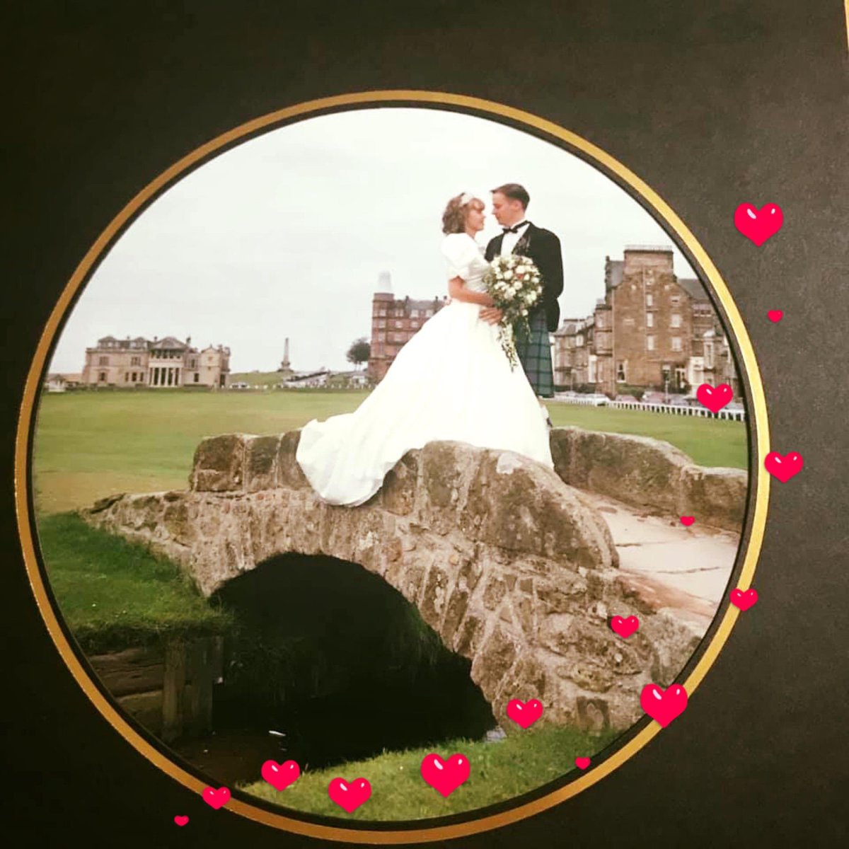 kev_gourlay's tweet photo. @ChloeAllyn @DGgolfguide We had some of our wedding photos taken on the course. 30 years ago this month! https://t.co/aonESM9xAx