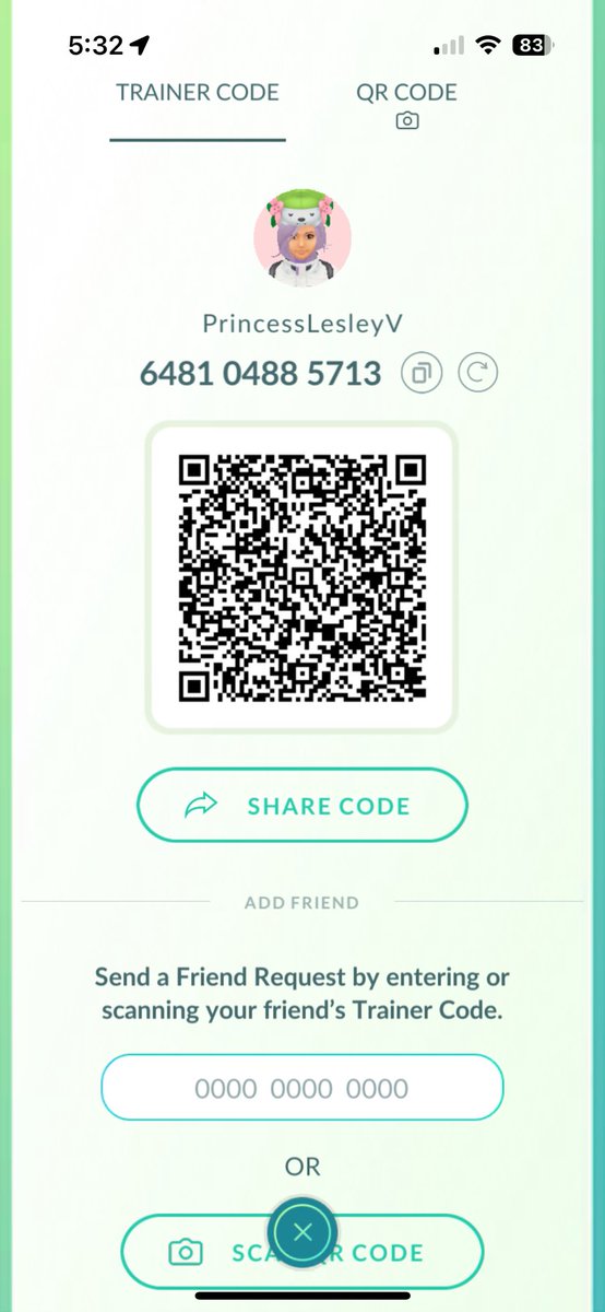 Lesley_yelseL's tweet photo. Add me! We can trade gifts! 🩵

Let's be friends in Pokémon GO! My Trainer Code is 648104885713!

#PokemonGOfriend #PokemonGOApp #PokemonGo #AddFriend https://t.co/hHrgcbYrER