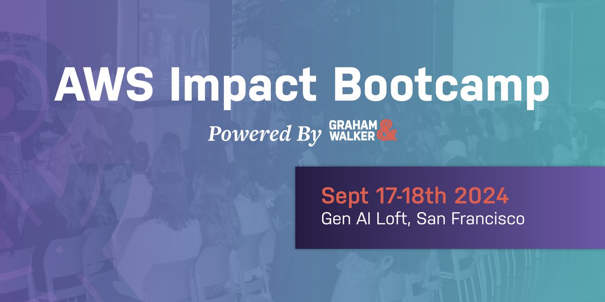 Divya Kakkad 🧘♀️🌳 (@divyagovil) on Twitter photo 🚀 Calling all founders: Join me in SF for a 2-day fundraising bootcamp on Sept 17-18, where we’ll dive into the strategies & mindset needed to secure your next round. In partnership with <a href="/AWS/">Amazon Web Services</a> Underrepresented Founders. Let’s get you funded! RSVP here: unbouncepages.com/grahamandwalke… 🚀 Calling all founders: Join me in SF for a 2-day fundraising bootcamp on Sept 17-18, where we’ll dive into the strategies & mindset needed to secure your next round. In partnership with <a href="/AWS/">Amazon Web Services</a> Underrepresented Founders. Let’s get you funded! RSVP here: unbouncepages.com/grahamandwalke…