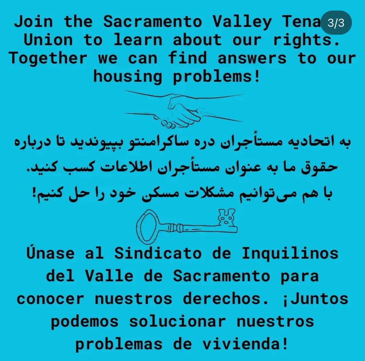 SacValleyTU's tweet photo. Join SVTU 6:30-8:30 pm 🕡 on Tuesday, 08/27/2024 🗓️ at 3532 Whitney Ave, Sacramento 📍 for another Tenant Rights Workshop. Come meet our organizers 🤝 learn about your rights ✍️ and discuss the issues you and your neighbors are facing 🗣️ https://t.co/dy4KyWbGI8