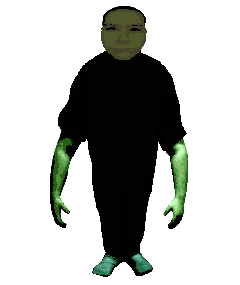 mothfolder's tweet image. I forgot I had a dream where there was a blue garn named Vanessa and the green one was jist named Shit due to a community poll and they looked like this