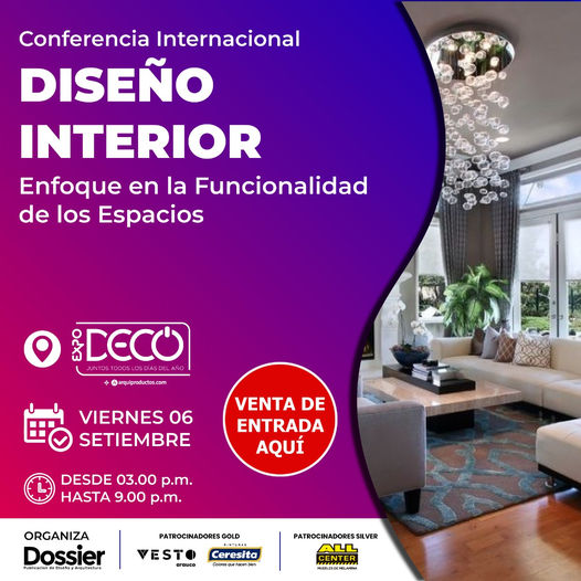 expodeco's tweet image. 🚨¡ÚLTIMOS CUPOS! 🚨
Dossier organiza la 𝗖𝗼𝗻𝗳𝗲𝗿𝗲𝗻𝗰𝗶𝗮 𝗜𝗻𝘁𝗲𝗿𝗻𝗮𝗰𝗶𝗼𝗻𝗮𝗹 ❞𝗗𝗶𝘀𝗲𝗻̃𝗼 𝗽𝗮𝗿𝗮 𝘃𝗶𝘃𝗶𝗿 𝗺𝗲𝗷𝗼𝗿❞,
🎟️ Compra tus entradas: bit.ly/4cFZ8cv
📆 06 de setiembre
💡 Descubre mayor información aquí: wa.link/d08dzn