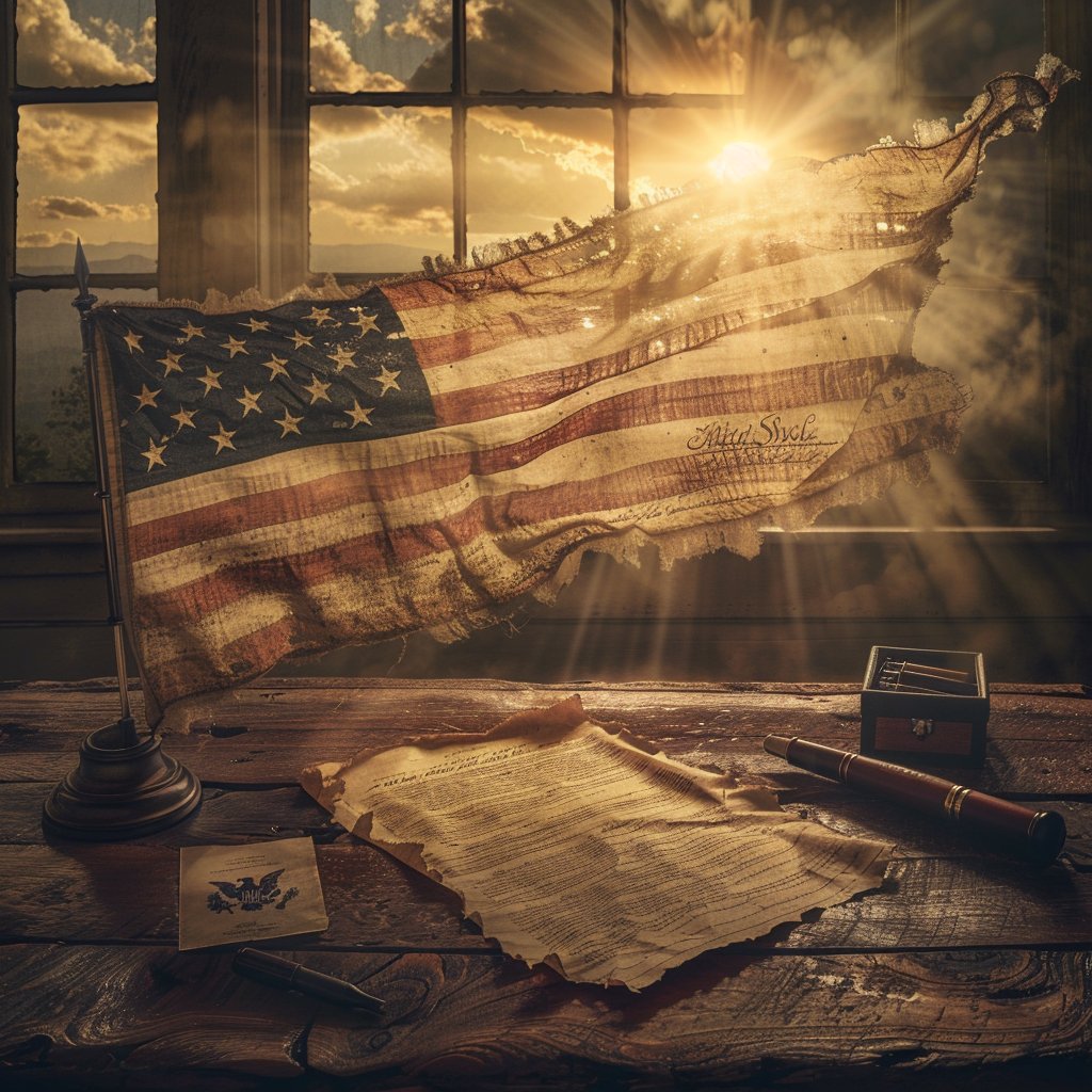 CarinCamen's tweet image. In 1776, 56 patriots united, risking all to sign the Declaration of Independence. Their courage sparked the flame of freedom and unity that still burns strong today. 

#EchoesofUnity
#UnitedInFreedom #DeclarationOfIndependence