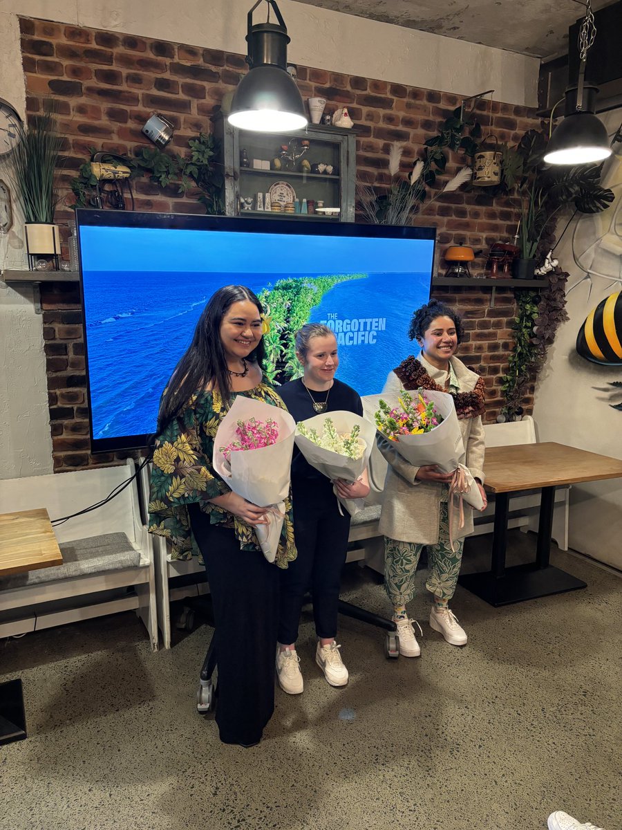 Got to watch the first screening of ‘The Forgotten Pacific’ last night and words cannot describe how beautiful and moving it was. Thank you <a href="/tinyfijian/">Elizabeth Koroi</a> and <a href="/Brianna_Fruean/">Brianna Fruean</a> for telling the frontline climate stories of our Pacific community. Cannot wait for everyone to watch! ❤️