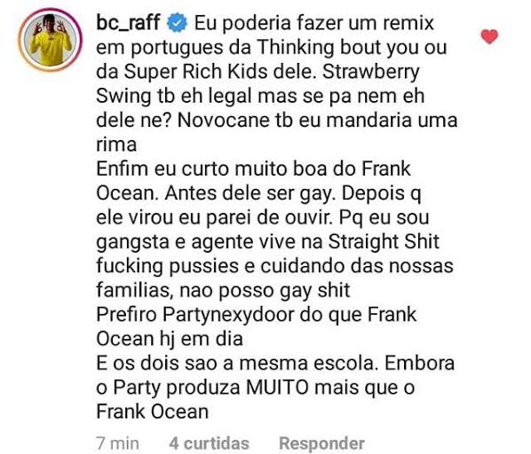 Já que é pra puxar capivara...
Esse é o Japa adolescente fazendo merda.

E esse é você com mais de 30 sendo homofóbico: