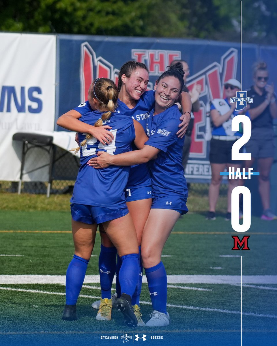 Heading into half Sycamores lead 2-0👏

#MarchOn