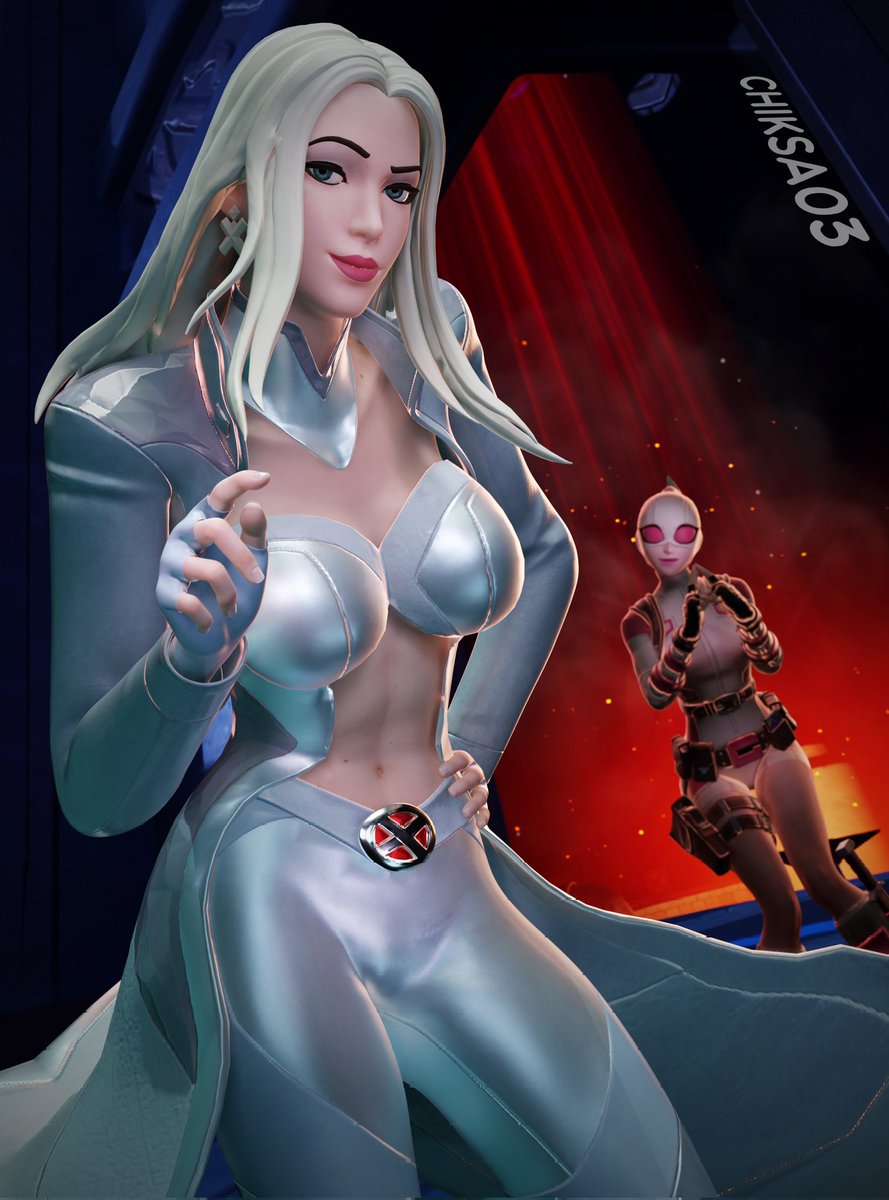 Chiksa03's tweet photo. Why is "he" so small?
Are you cold?

Models by @x_RedEyes

#fortnite #gwenpool #emma_frost #fortniteporn #rule34 #nsfw #fortnitensfw

(🔞 variants in profile) https://t.co/2Nl83BfHkN