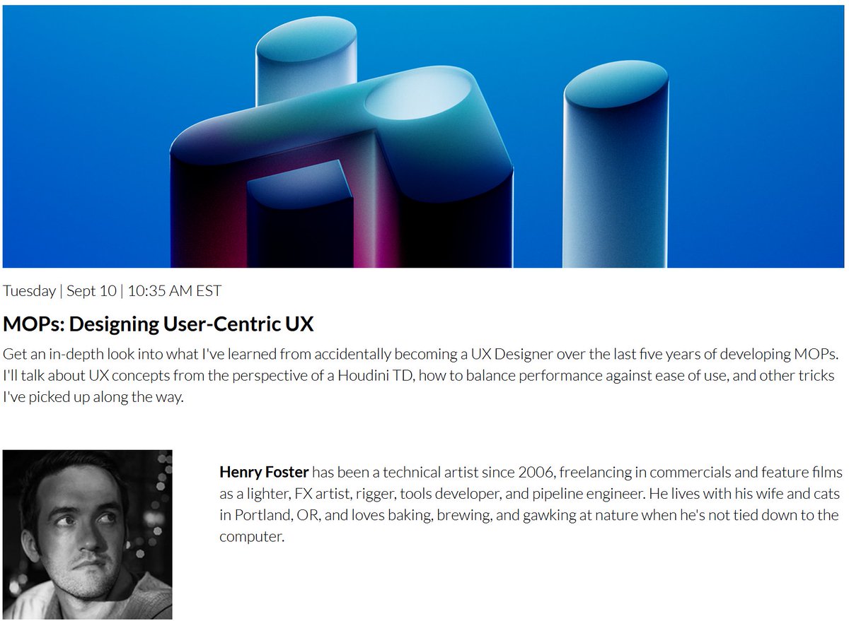 I'm going to be presenting at Houdini HIVE in Toronto next month! Hope to see some of you nerds there...

sidefx.com/houdini-hive/h…