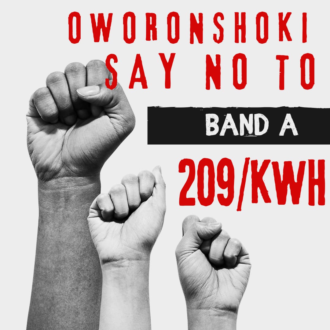 effissyme's tweet photo. I guess it's a deliberate punishment on the Oworonsoki community to be placed on Band A. Oworonsoki is a pure residential area with most people in the community still struggling to cope with the prevailing harsh Nigerian economy. We say No to Band A https://t.co/CdE3gTGs0X