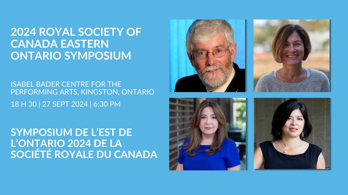 Soyez des nôtres le 27 septembre, au Symposium de l’Est de l’Ontario! Les membres du Collège de la SRC Merlyna Lim et Parvin Mousavi et membres de la SRC Margaret Moore et Kerry Rowe présenteront leurs recherches. ➡️ bit.ly/4dTcpPH