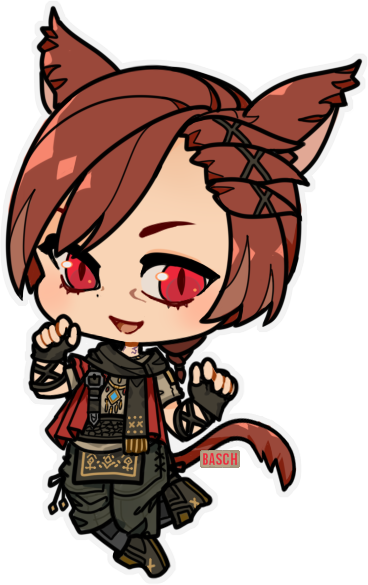 bascheng's tweet image. G'raha Tia - Cat boy :)