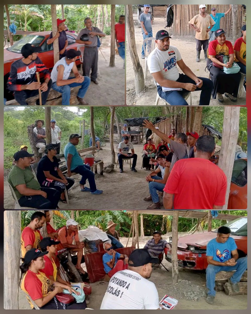 En el marco de la asamblea del consejo de campesinos del sector 7 de Aroa, <a href="/ChristoferRuben/">Rubén Christofer</a> junto a <a href="/GustavoVasMrt/">GustavoVasquezMRT</a> reafirmaron la necesidad de consolidar la lucha unitaria de todos los sectores populares del territorio, en aras de impulsar el desarrollo organizativo del partido