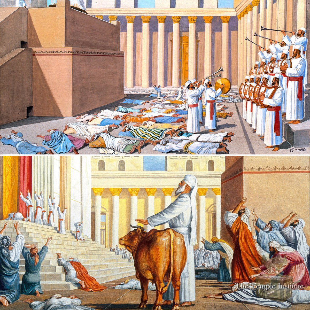 K4Yeshua's tweet image. Temple Institute on TG. #ThirdTemple #3rdTemple #Jerusalem 
“HISTORY: FREE AT LAST TO BOW DOWN ON THE TEMPLE MOUNT!”