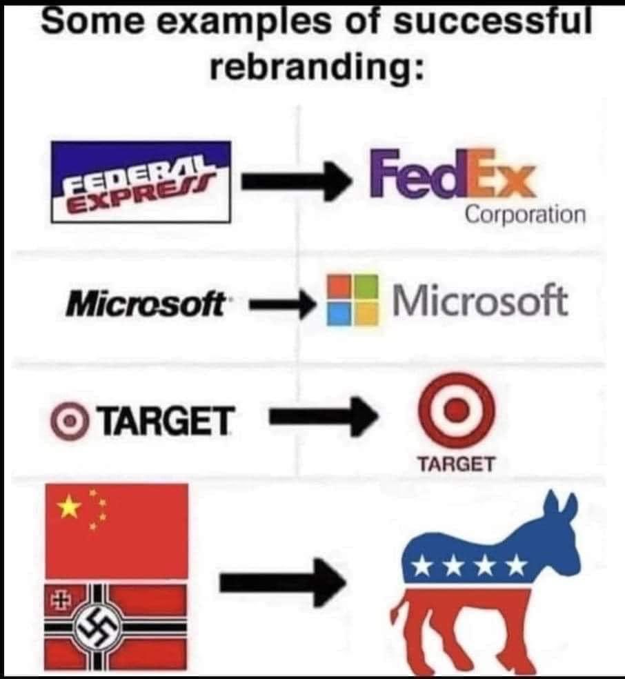 _TruMerican's tweet image. #rebranding
#DNC
#DemocratsHateAmerica