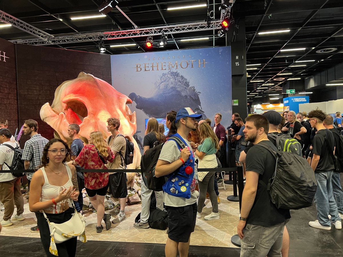 "We're gonna need a bigger booth..."

#gamescom2024 #behemothvr