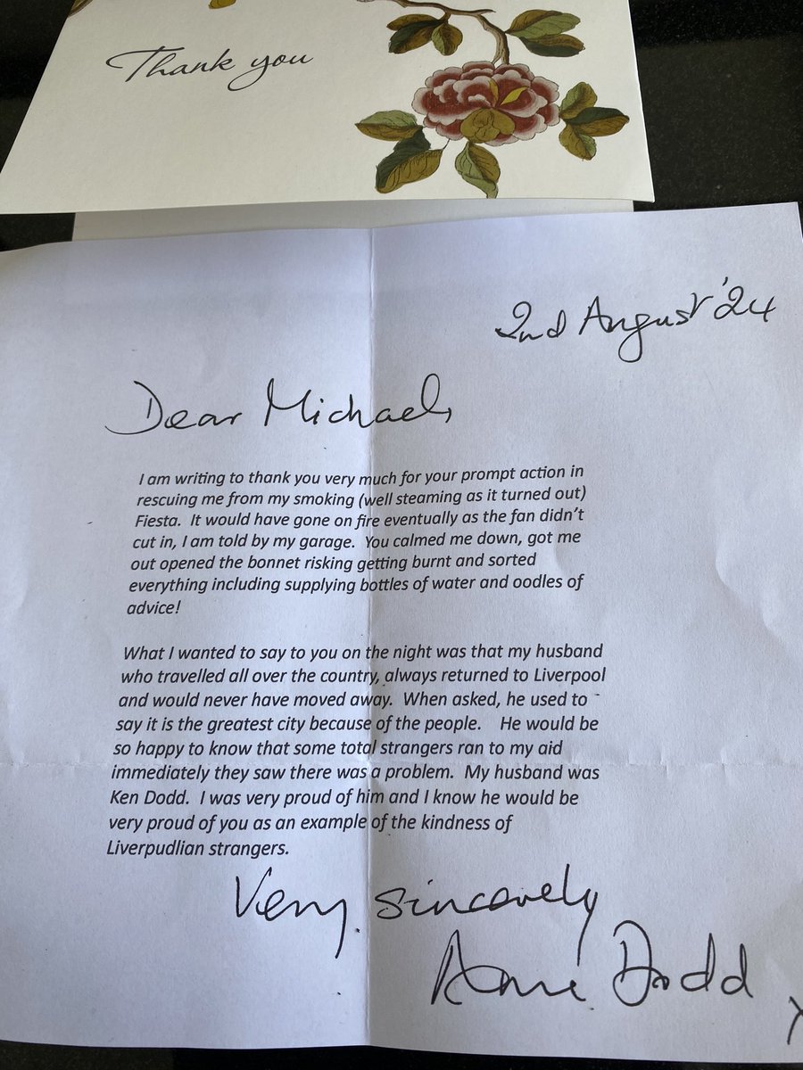 This filled my heart with pride. It was sent to my 19 yr old son after assisting a lady whilst held up on the motorway. If you get a minute to read you’ll see the lovely surprise i got. I do hope the sender won’t mind me sharing, so appreciated. #Happiness #Kindness #ProudMum