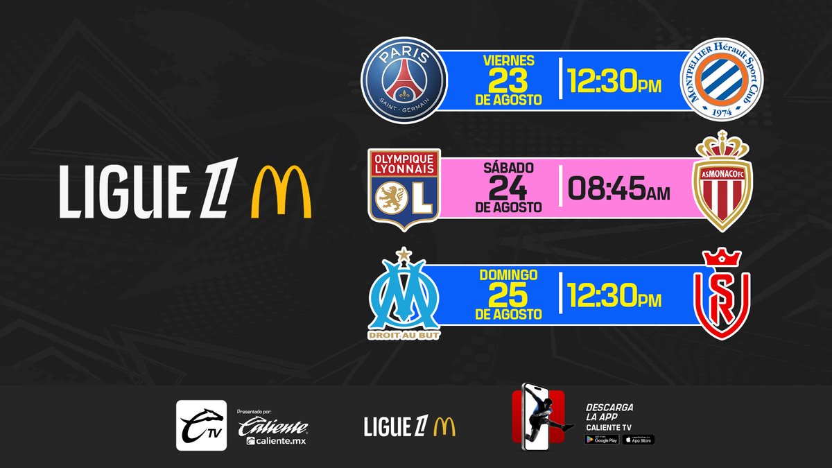 somos_FOX's tweet photo. Fin de semana con F de Francia🇫🇷🥖 Tenemos programación 𝐓𝐑𝐈𝐏𝐋𝐄 de la Ligue 1 con estos partidos. ¿En cuál los vemos? Nos vemos por acá: https://t.co/KEMhGfL710

#Ligue1EnCalienteTV https://t.co/xF6qk2oxh8