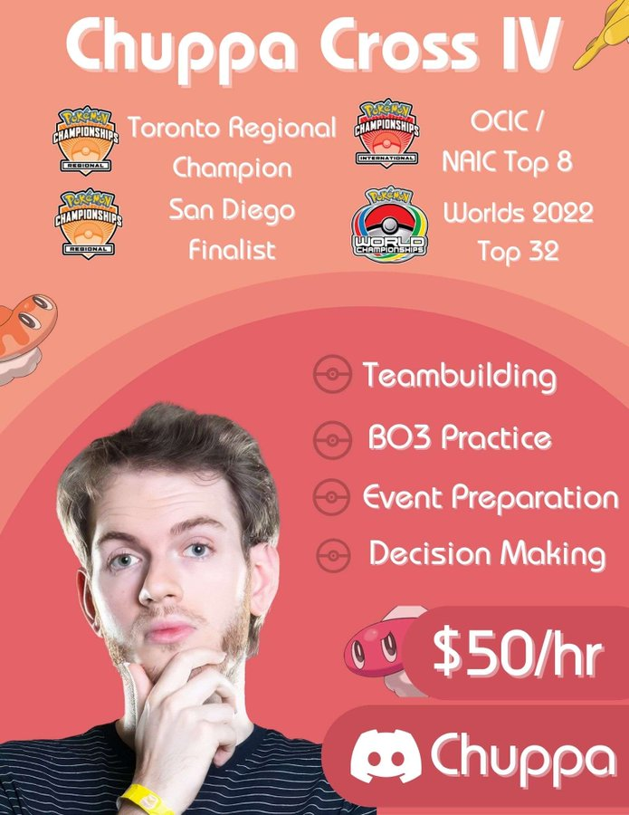 I'm back from Worlds and Reg H Regionals are around the corner, so that means it's time to start coaching again! Please fill this out to schedule a call: bit.ly/ChuppaCoaching

I'm also giving away a FREE session to 1 person who follows and retweets this post!