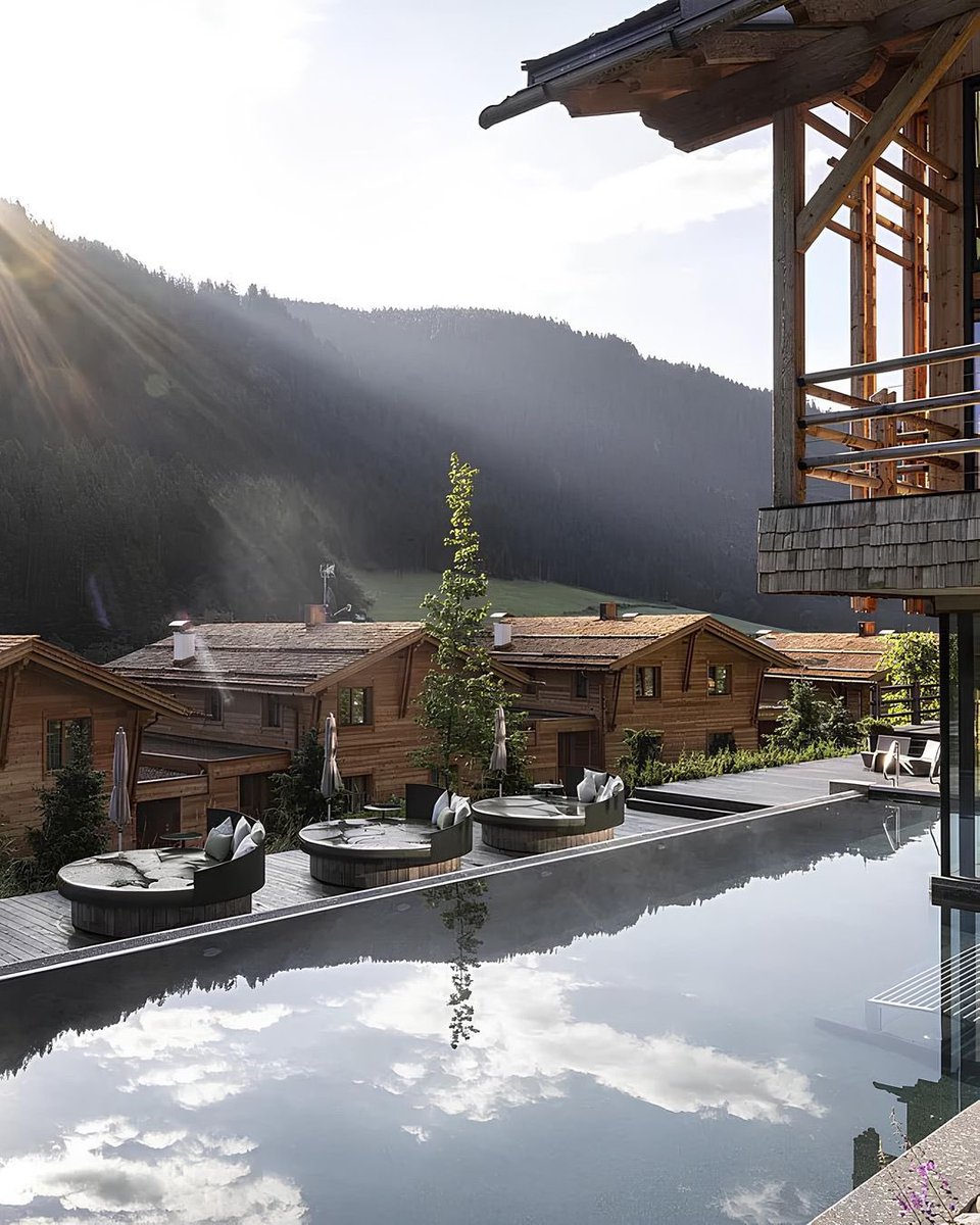 TopWorldHotel's tweet photo. We welcome Valsegg, a new member of our Top World Hotel collection. Discover the charm of South Tyrol from luxurious chalets, delight in South Tyrolean cuisine and relax in the stunning outdoor pool.

https://t.co/S5vZUPtLfw

#TopWorldHotel #SouthTyrol #Dolomites #Hotel #Italy https://t.co/loI5kOEwGD