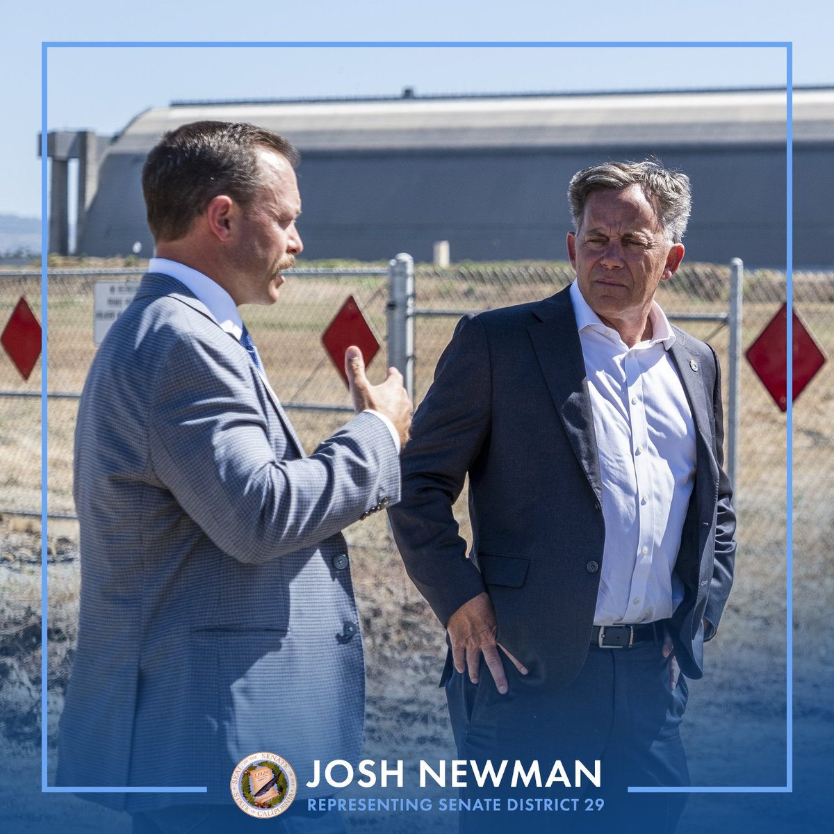 Senator Josh Newman tweet media