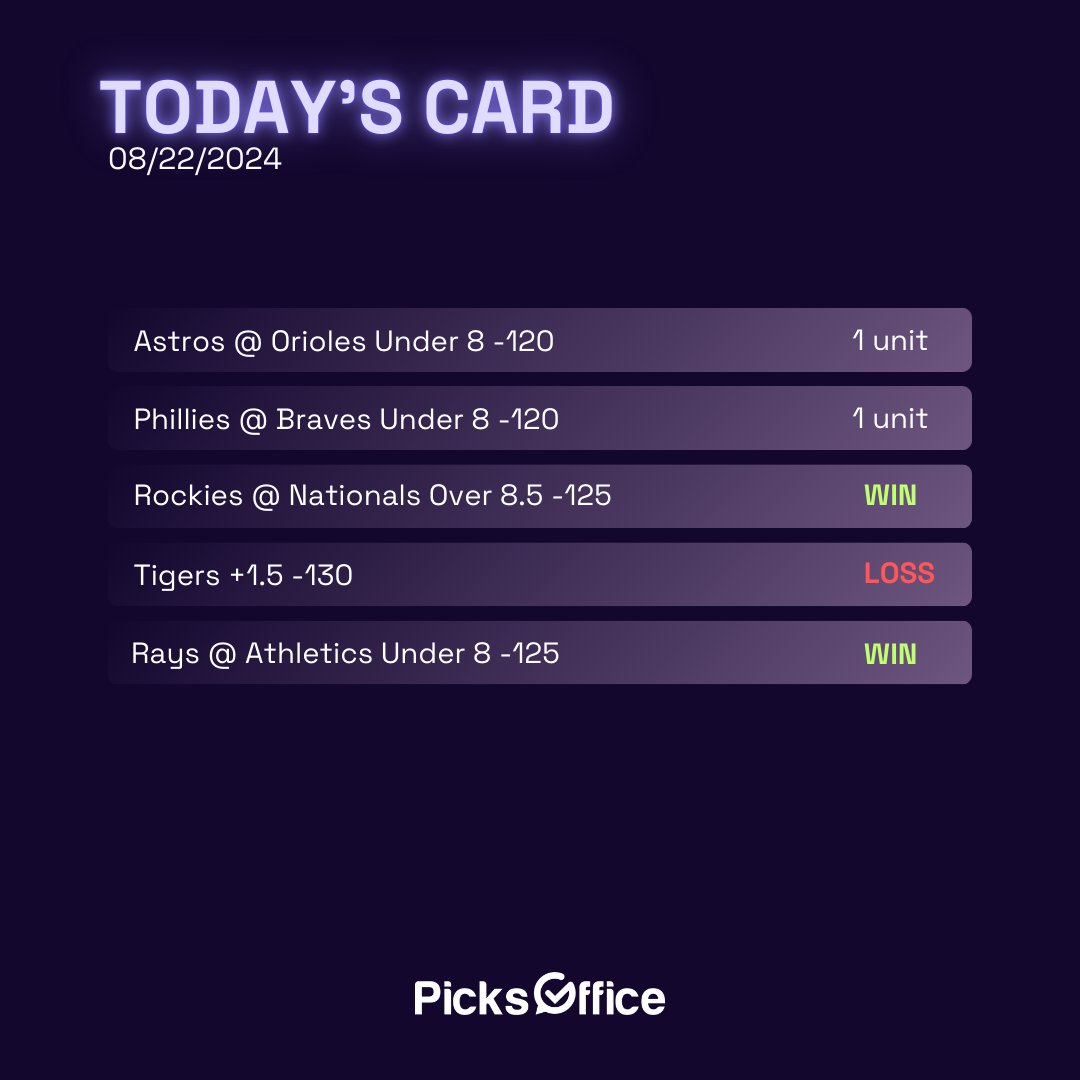Picks Office tweet media
