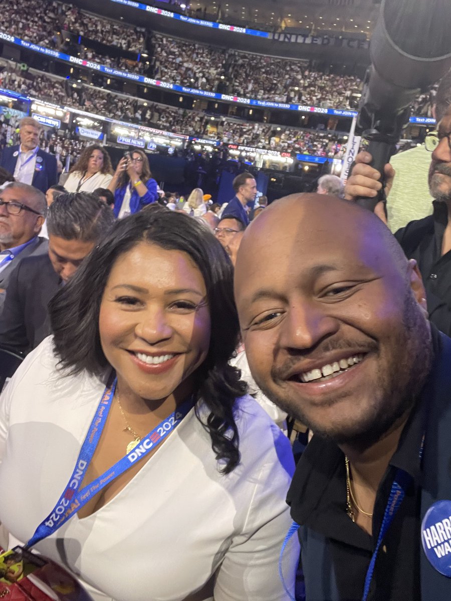Rushbkr's tweet photo. These past couple of days at the #DNC have flown by! It's been an incredible experience, and I’m beyond excited to see Kamala Harris take the stage tonight. Let's keep the momentum going! 🇺🇸 #DNC2024 #KamalaHarris https://t.co/Zvi0FYGwiU