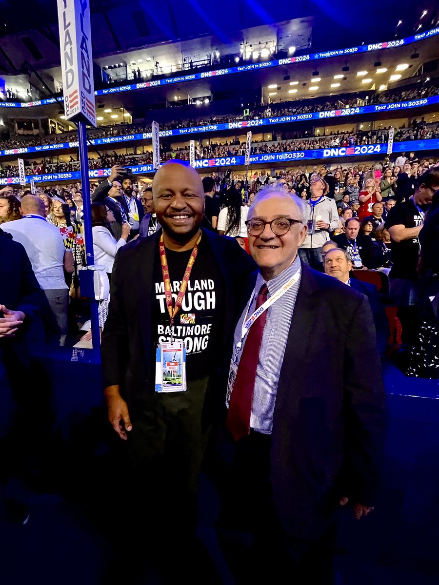Rushbkr's tweet photo. These past couple of days at the #DNC have flown by! It's been an incredible experience, and I’m beyond excited to see Kamala Harris take the stage tonight. Let's keep the momentum going! 🇺🇸 #DNC2024 #KamalaHarris https://t.co/Zvi0FYGwiU