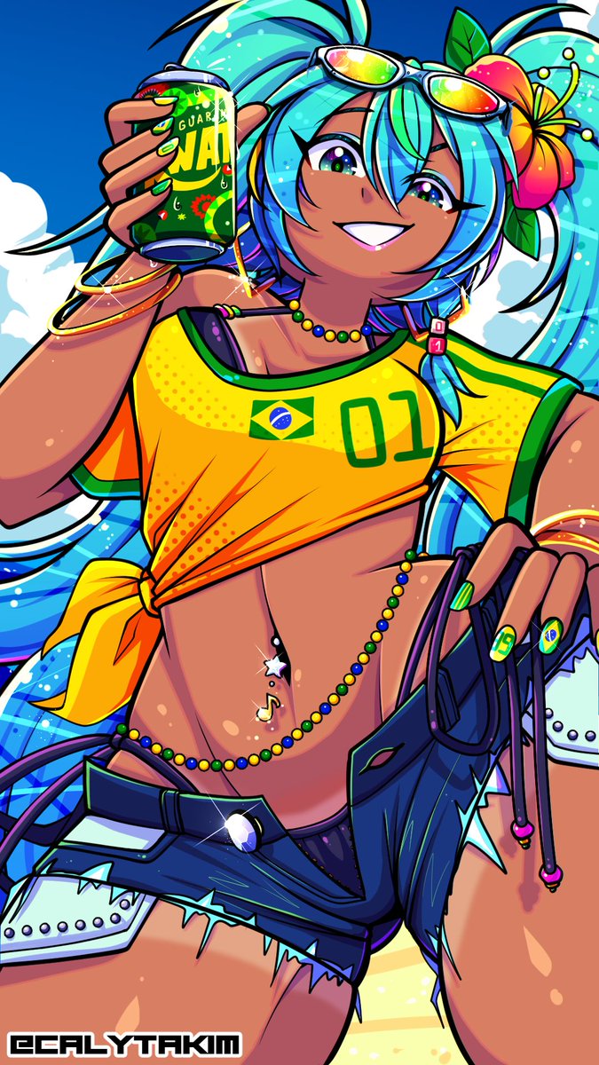 CalytaKim's tweet photo. Brazilian Miku!!
🇧🇷🇧🇷🇧🇷 https://t.co/YWgRZBEDQN