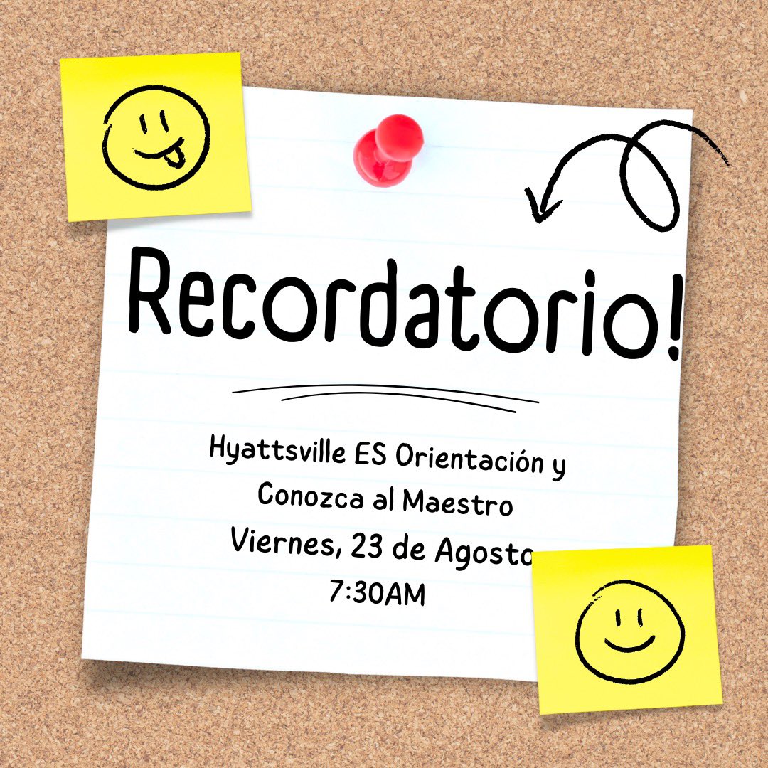 PGCPS_HyattsvilleES (@hespgcps) on Twitter photo See you tomorrow for Orientation, Hyattsville families! See you tomorrow for Orientation, Hyattsville families!