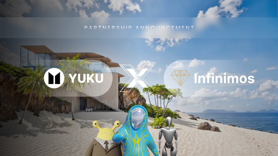 Definews_Info's tweet photo. ๐ @yukuapp is now partners with @Infinimos!
๐ #Infinimos is an innovative decentralized liquid staking derivative platform that harnesses the power of the @Cosmos Ecosystem to provide users with a unique opportunity to participate in liquid staking derivatives
๐ฝ VISIT
https://t.co/qstNqA9u8q
#Definews