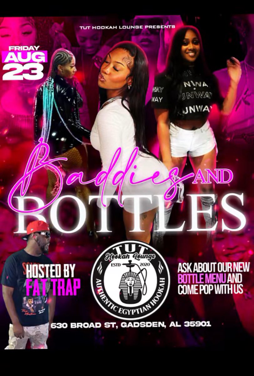 FattrapC's tweet image. Friday night we at the Tut with it #BaddiesAndBottles come pop with me !! #TutHookahLounge #itsTrap