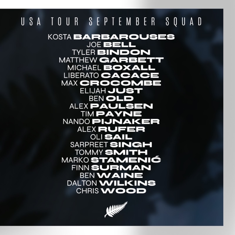 NZ_Football's tweet photo. The All Whites squad to play Mexico and the U.S.A in September has been confirmed 🇳🇿🇺🇸🇲🇽

Read more at https://t.co/On07sAoY3b