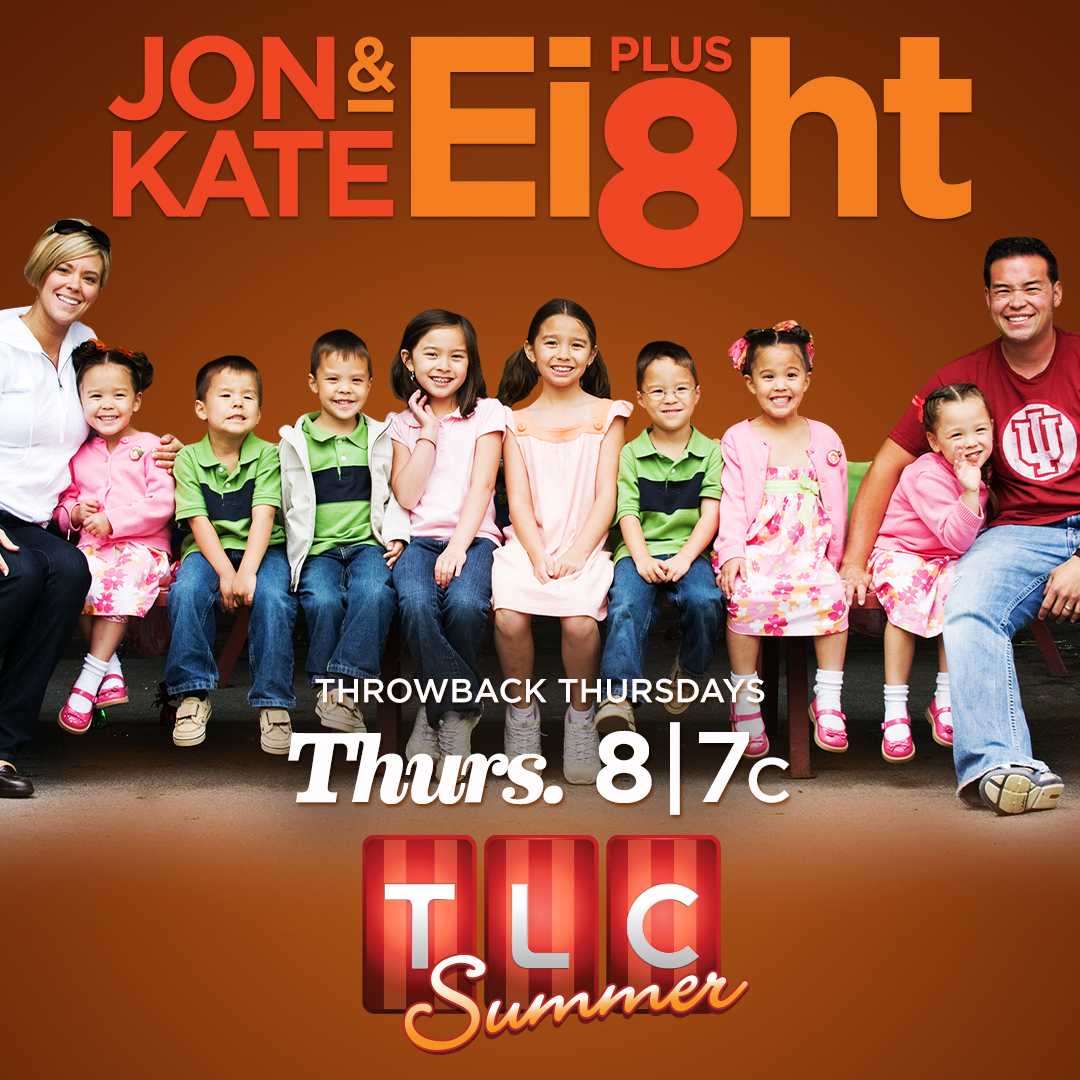 TLC's tweet photo. Ready to rewind? ⏪ Watch season 1 of #JonandKatePlus8 starting RIGHT NOW 📺🍿 https://t.co/oTbOHvpe6z