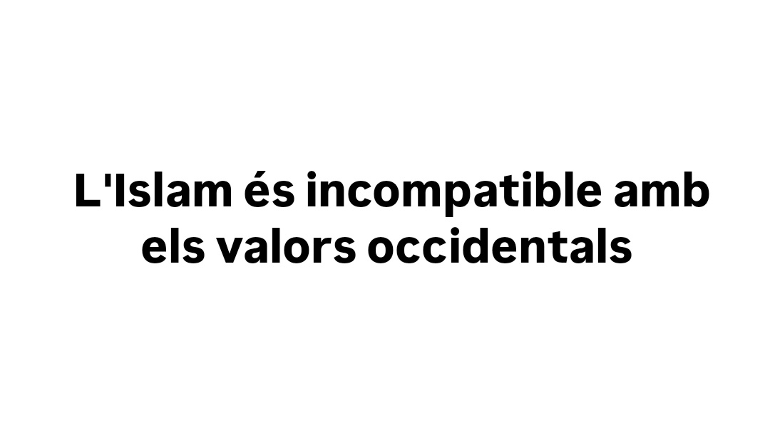 Per què és veraç dir que l'Islam i els valors occidentals són incompatibles, i per què no s'ha de tenir por de dir-ho? Set exemples:

1) Ser feminista i pro Islam, és incompatible: consideren que el cos de la dona pertany als homes -no a elles- i són utilitzades com a armes de