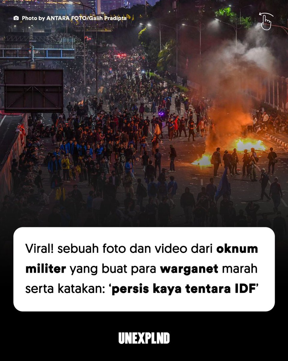Beredar di media sosial X, sebuah foto screenshoot akun media sosial milik personil oknum militer setelah demo tolak RUU Pilkada atau #KawalPutusanMK. 
(con)