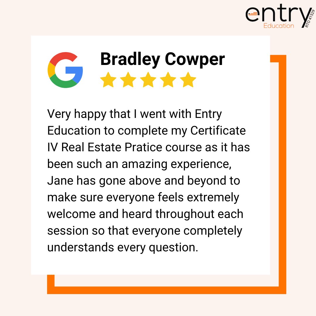 EntryEducation's tweet photo. Looking to kickstart a new chapter in real estate like Bradley? 💼

Jane's engaging methods and expertise are here to guide you every step of the way! 📚

📞 Call 1300 799 447 or visit 🔗 https://t.co/MwVHfKZmdo to begin!

#EntryEducation https://t.co/q2JwlydDPW