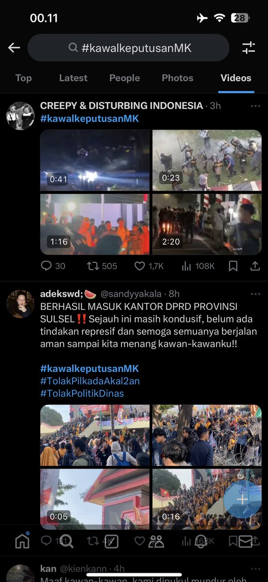 Akun ig lgsg kena susped grgr cuma upload instastory dr cuitan di X kisruh demo kemarin  (slide 3)🤣🤣 no hastag no words.
Ampun buzzer 🤣🤣🤣🙏🤟