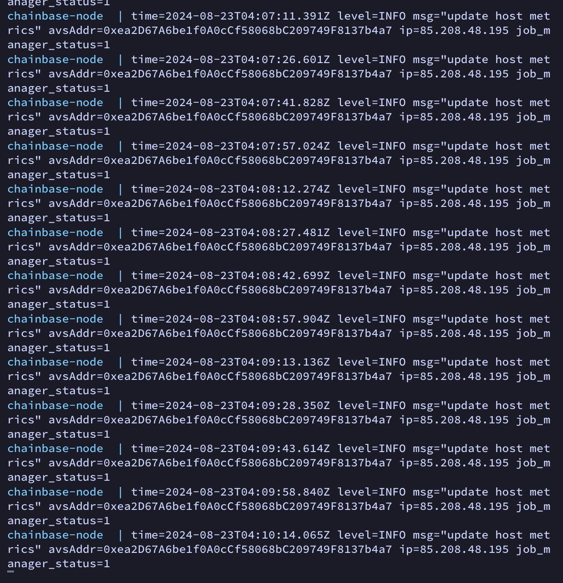 nodecattel's tweet photo. We just joined
@ChainbaseHQ
AVS Operator Testnet: 
https://t.co/j48IJo7rHk

We're Building the Future with Chainbase! ⛓️
@kagemnikarimu https://t.co/dvCQumDIJt