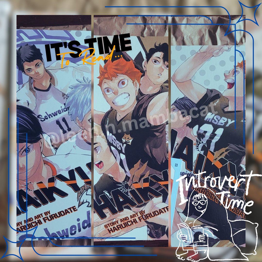 LeenPhoenixRae's tweet photo. My #Haikyuu #manga arrived! I forgot I ordered them until #FedEx rang our doorbell &amp; dropped off the package. It's the last 3 volume of the series that I can't wait to #read &amp; absorb in one sitting - most likely 🤣 #amreading #volleyball https://t.co/uH105E0s7k