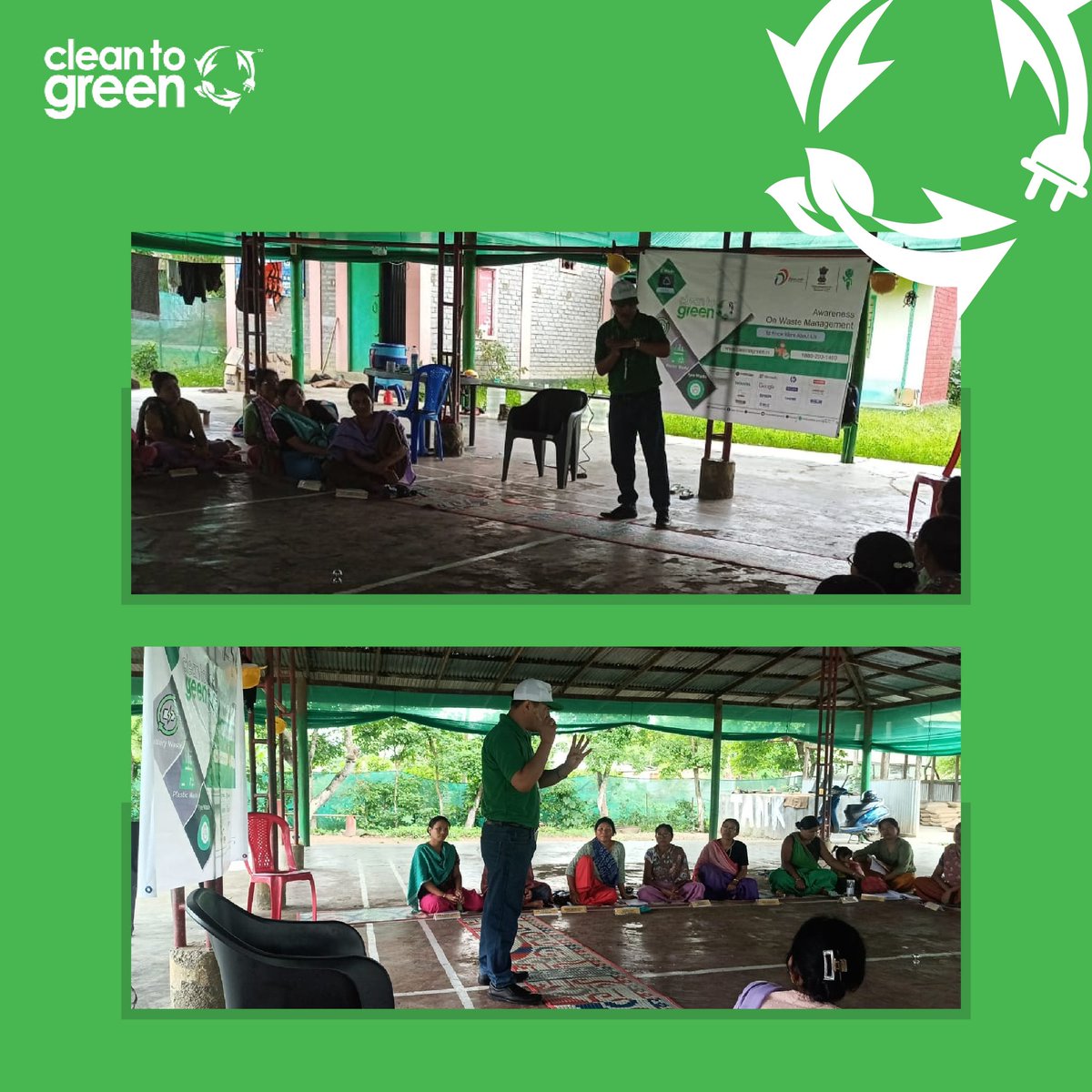 The Clean to Green initiative is leading the way through innovative practises for waste management and environmental solutions. 

In Imphal, we’re working to foster community-driven waste management practices, emphasizing practical solutions and environmental responsibility.