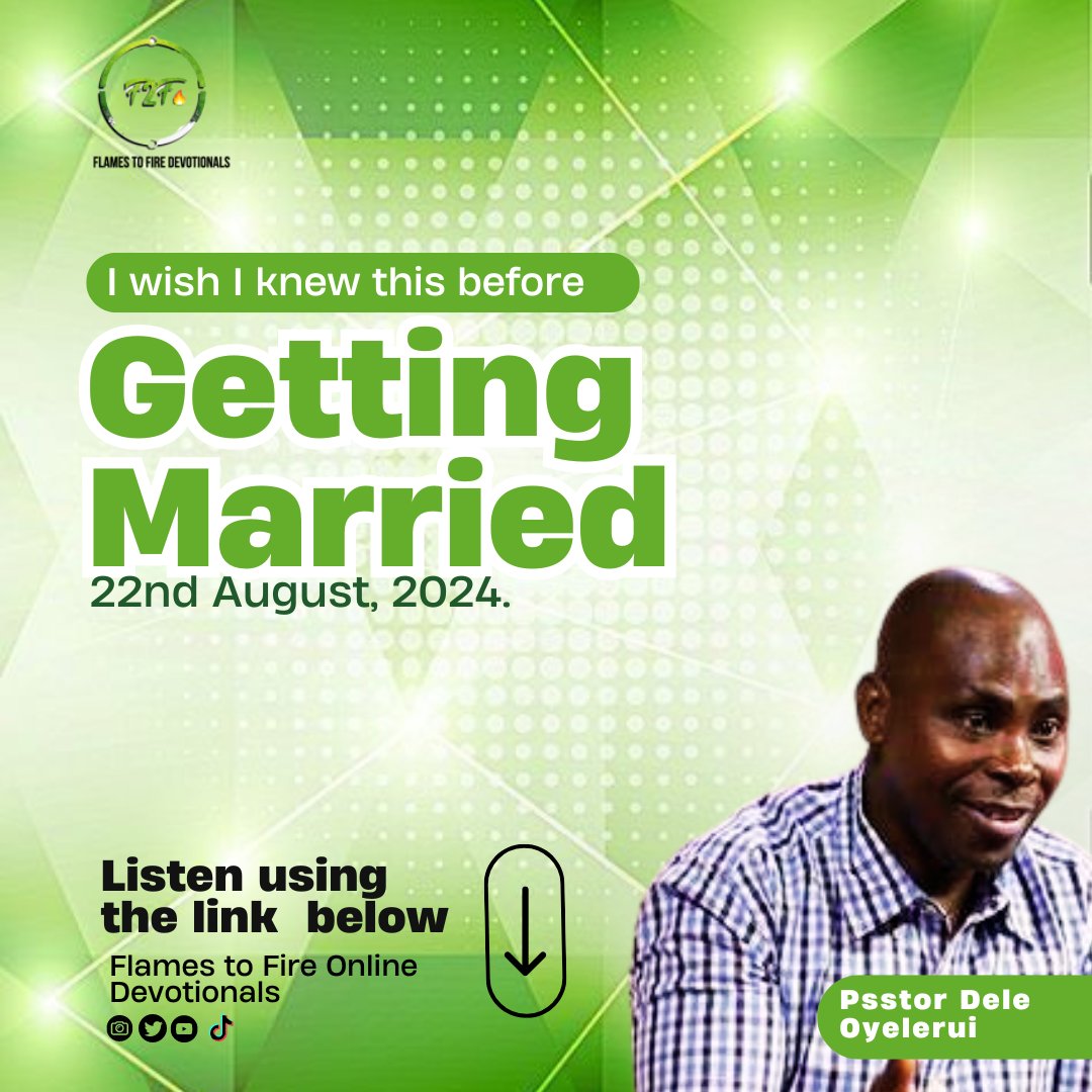 F2FOnlineDev's tweet photo. 'I wish I knew this before getting married'... Don't let that be your story! 🙅‍♀️ 

Excerpts from our marriage series.

Watch more now on our platforms.

https://t.co/EiLqf24kLI

#marriagegoals #relationshipadvice #dailydevotional
#flames2fire
#Godlymarriage https://t.co/CboPAaCcpW