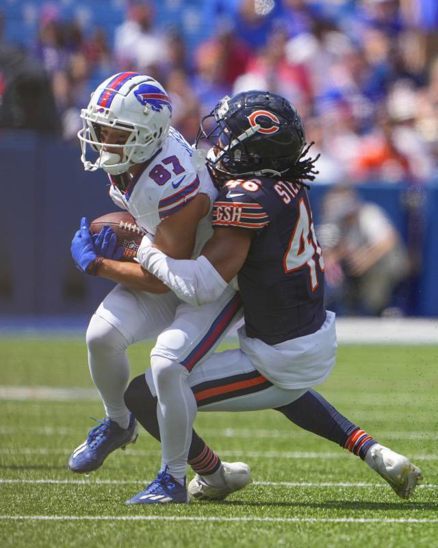 TheRambletv's tweet photo. Reddy Steward has been amazing this preseason on defense for the Chicago Bears. He had 2 interceptions vs the Chiefs thursday one going for a pick-6 #RosterLock the Bears continue the legacy of drafting and signing great defenders. https://t.co/AfkpNngdwC